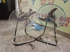 12 volt fans with stand and wire 6 meter