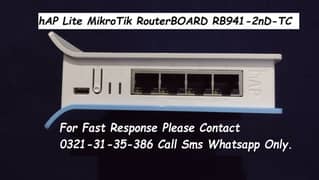 MikroTik RouterBOARD hAP Lite