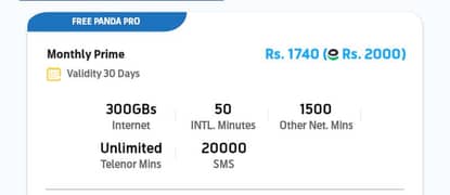 Telenor Discounted Packages