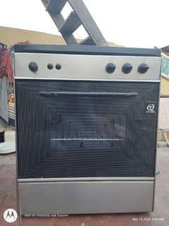 3 burner gas cooking range with baking oven