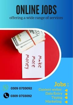 Online Job services is only for Hardworking dedicated people