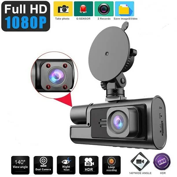 Car 3 Camera Car Driving Recorder Support Recording,Parking Monitoring 7