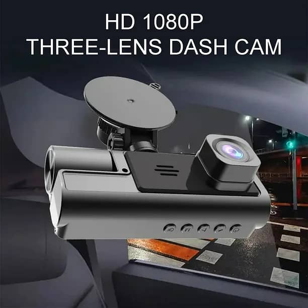Car 3 Camera Car Driving Recorder Support Recording,Parking Monitoring 16