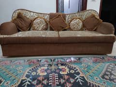 6 seater sofaset with 3 tables