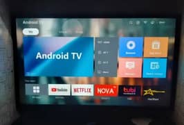 32 inch smart android led full hd with box