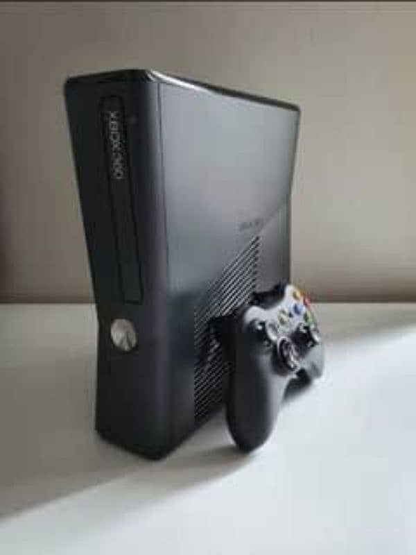 Xbox 360 slim jtag 250gb with Kinect games installed already 0