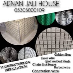 Chain link fence razor barbed security wire mesh hesco bag Gabion jala