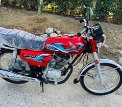 Honda 125 2024 red colr for sale complet ducoment