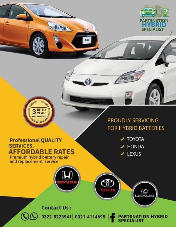Hybrid Battery ABS for Ct200h/Rx450h/Prius/Aqua/Alpha/Axio/Fielder/Fit 5