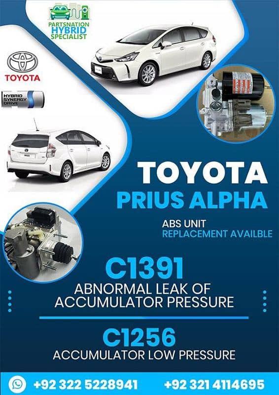 ABS / Hybrid Battery for Fielder/Axio/Vitz/prius/alpha/aqua/fit/spike 3