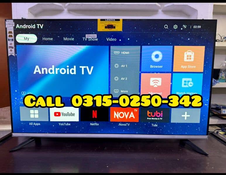 POWERFUL DISPLAY 55 INCH ANDROID UHD LED TV 0