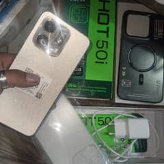 Infinix hot 50I 6/128 full box 8month wornty