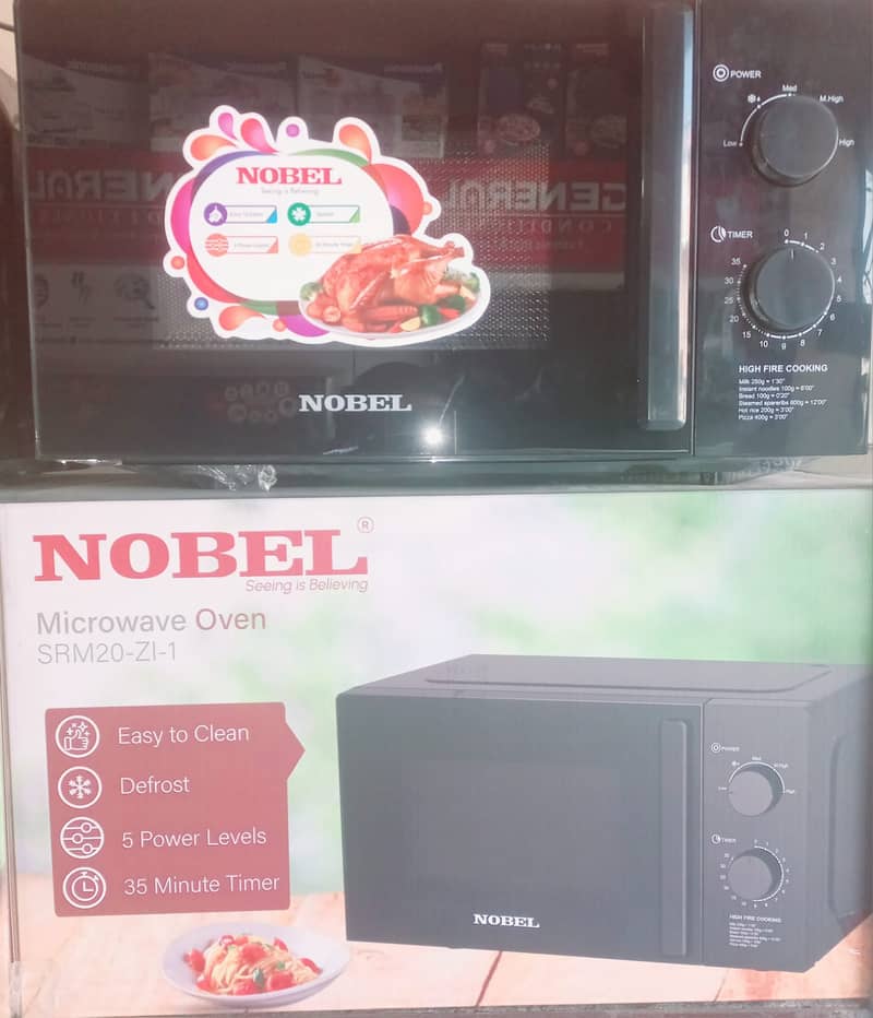 Nobel 20-Liter Microwave Oven (Model: SRM 20)-ZI-2 4