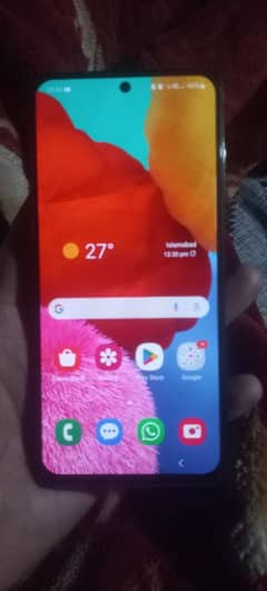 Samsung a51 6/128 all oky just panel change butt original wala dilwaya