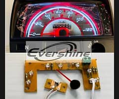 70cc Meter LED Glowing Kit with Glowing Red Niddle