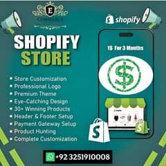 Shopify Store Design 40% Ramzan Off + 5 Top Trending Products