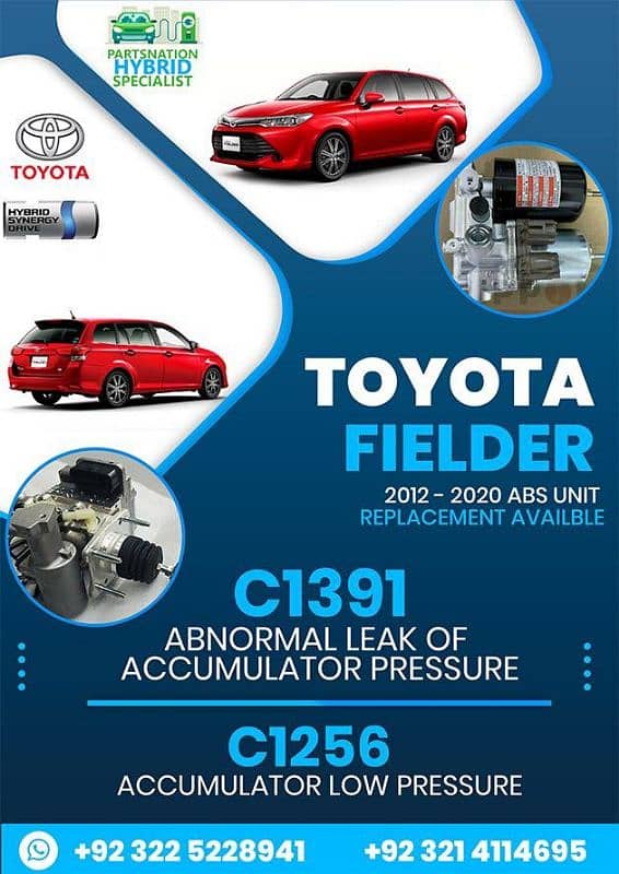Hybrid battery/ABS unit/Hybrid Cell /prius/aqua/corolla/axio/fielder/ 12