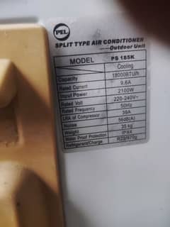 PEL SPLIT AC 1.5 TON