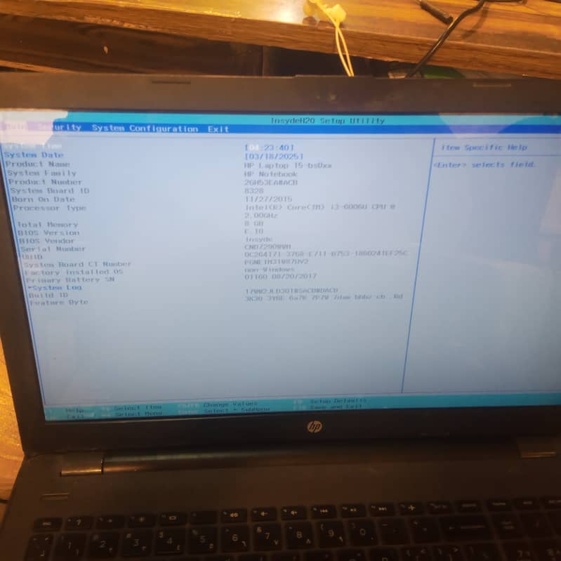 HP NotBook i3 3