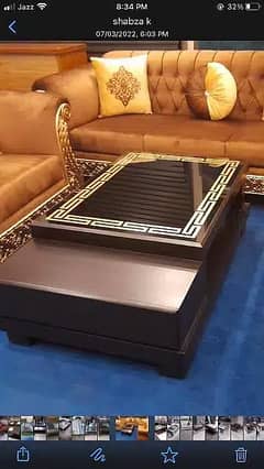 Elegant Design Center Table & Coffee Tables Set