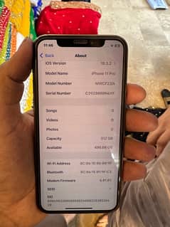 iPhone 11pro 10 by 10 condition 512GB Golden color battery health 88