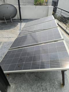 4 solar panels 150watt with frame