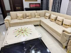 Elegant 7 seater sofa set 2 months used