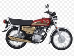 Honda CG 125 Self Starter Gold edition