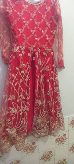 new style lengha with open shirt style