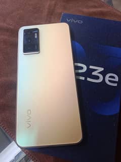 Vivo v23e 8/128 display finger condition 10 by 10 with box and charger