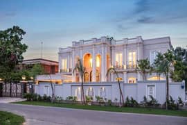 2 Kanal Brand New Spanish Design Most Beautiful Full Basement Fully Furnished Home Theater Swimming Pool GYM Lift Bungalow For Sale At Prime Location Of DHA Lahore Near To Park Masjid & Commercial Market