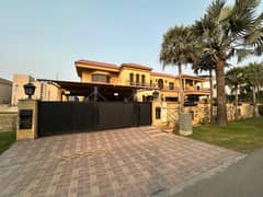 2 Kanal Brand New Spanish Design Most Beautiful Fully Furnished Bungalow For Sale At Prime Location Of Dha Lahore Near To Park Masjid & Commercial Market