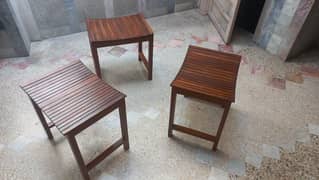 Pure wooden stools