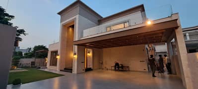 2 Kanal Corner Brand New Classic Design Most Beautiful 7-Bed Room Full Basement Swimming Pool Bungalow Attached Lift For Sale At Prime Location Of DHA Lahore Near To Park Majid & Commercial Market