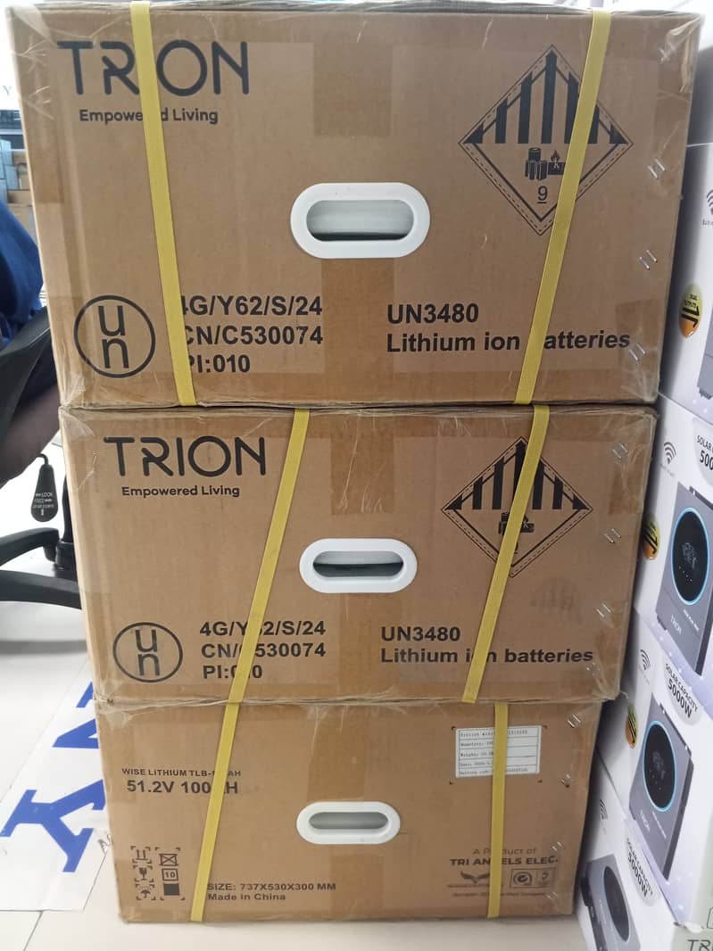 TRION LITHIUM BATTERY/51.2V 100AH/ OFF GRID POWER SOLUTIONS/5 YEARS 3
