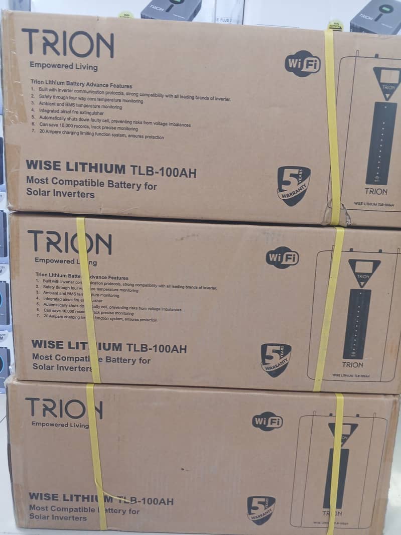 TRION LITHIUM BATTERY/51.2V 100AH/ OFF GRID POWER SOLUTIONS/5 YEARS 4