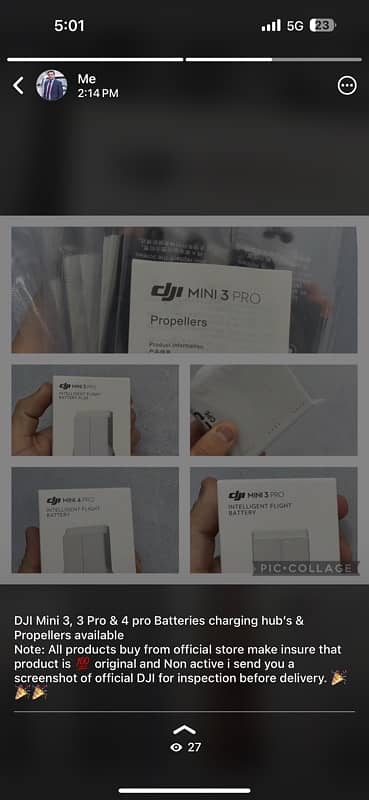 DJI OSMO 7p, 7, 6 & SE 3