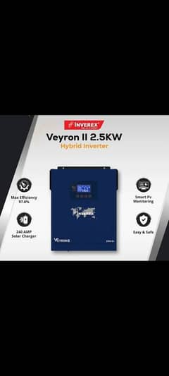 inverex veyron ll 2500w-24V with Bilton Wi-Fi 5years warranty