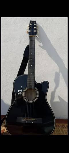 Acoustic Black Guitar