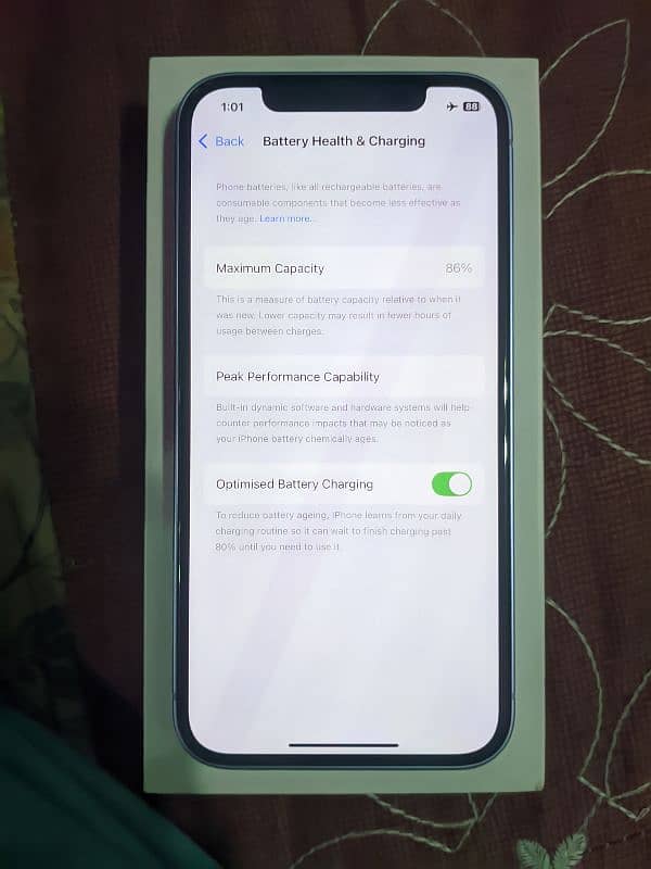 Iphone 12 non PTA JV with box and charger 6