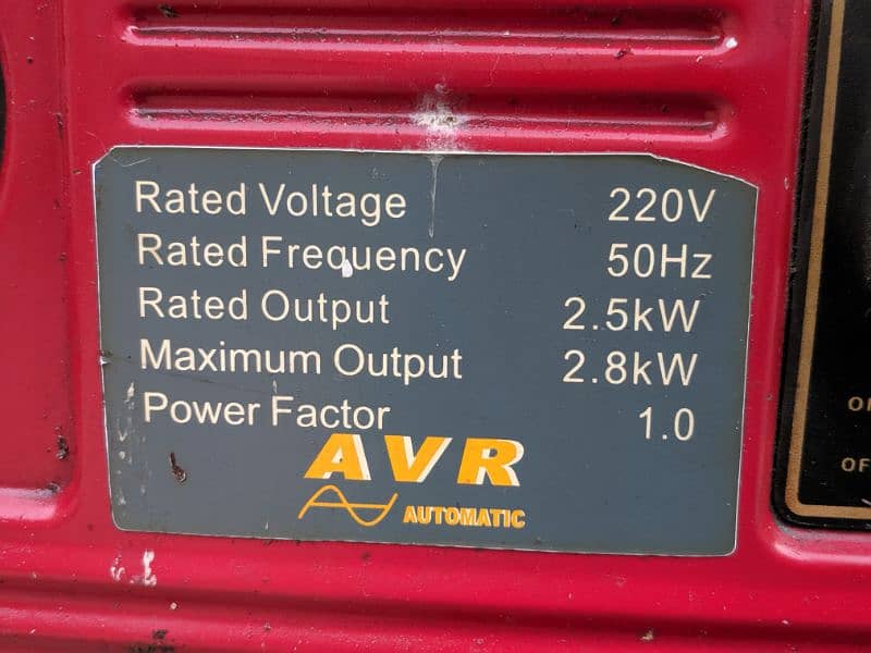 Loncin Generator 2.5Kva 2