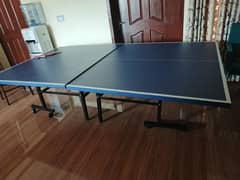 Table Tennis Table\Ping Pong\8 Wheels Foldable