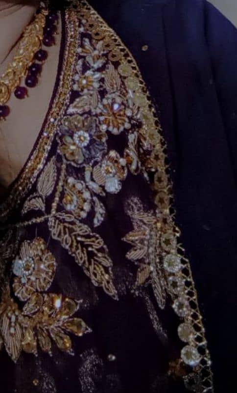 3 PC full heavy dark purple suit 0