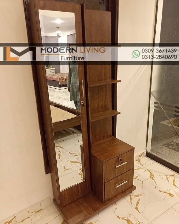 Dressing Tables Round Mirror And Full Mirror Best Quality 4