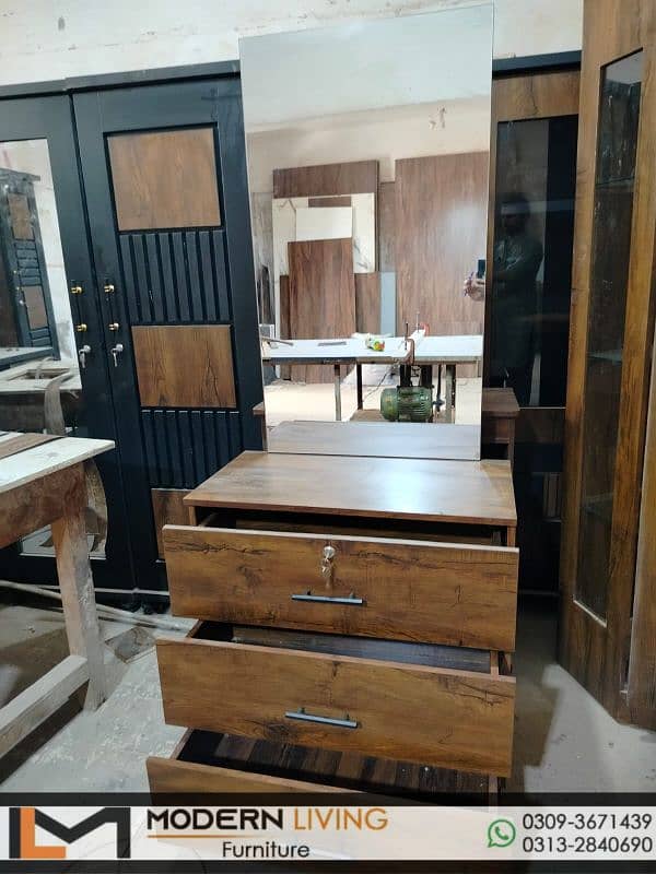 Dressing Tables Round Mirror And Full Mirror Best Quality 7