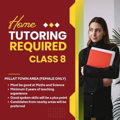 Female Home Tutor Required