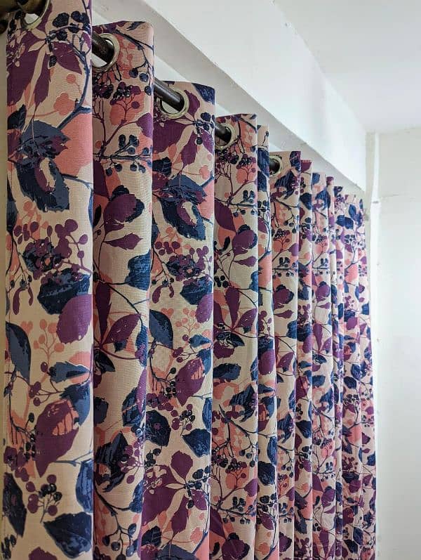Curtains 1 pcs Cotton Printed (Home delivery Available) 2
