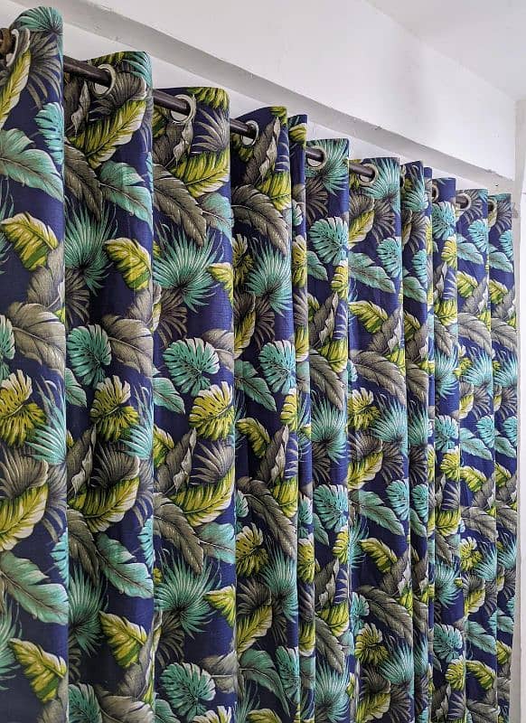 Curtains 1 pcs Cotton Printed (Home delivery Available) 0