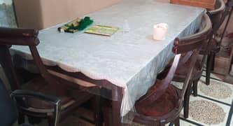 Dining Table//8 seater Dining Table//(Top Wood) Dining Set//8 Chairs