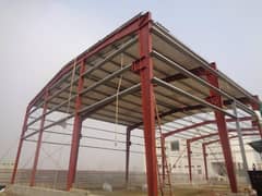 Dairy farm parking sheds big steel structure  tensile shed